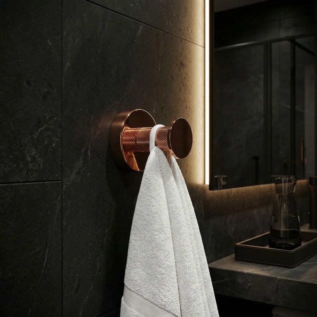 Cuier de baie 6606A Modern Gold