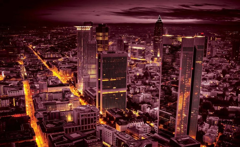 Fototapet - Orașul noaptea (152,5x104 cm)