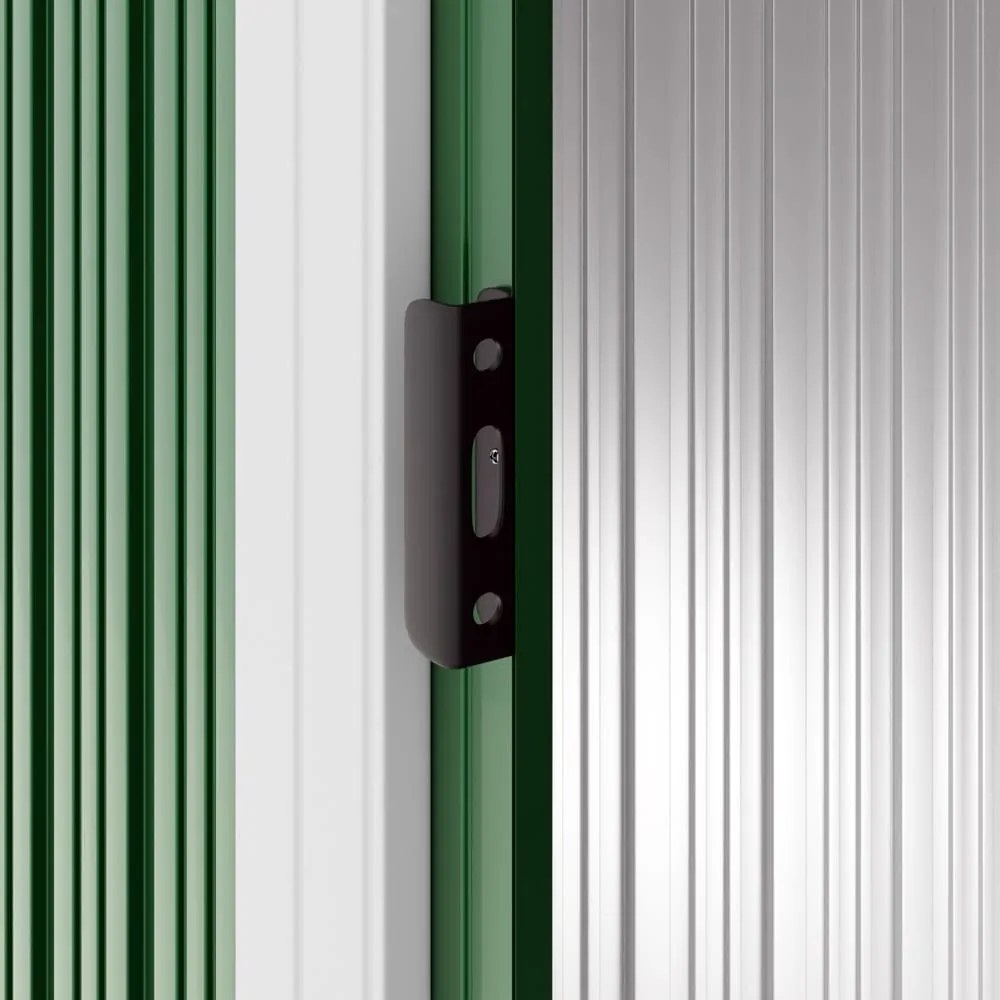 Depozit de unelte pentru grădină L, 196x122x182cm, verde Gardebruk