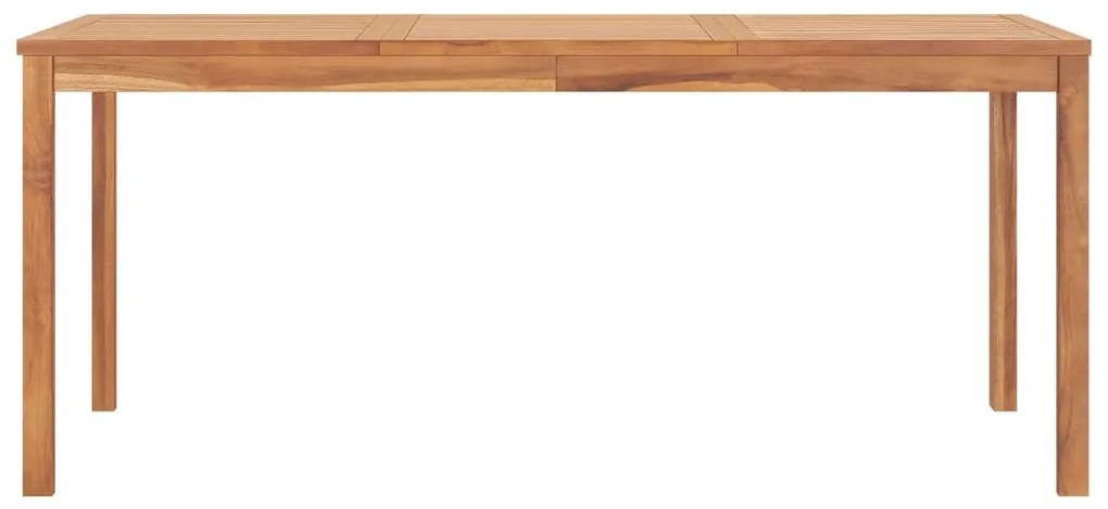 315621 vidaXL Masă de grădină, 180x90x77 cm, lemn masiv de tec