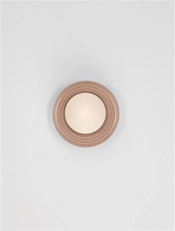 Aplica baie protectie IP44, Portelan mocha, ORBIQUE 16cm