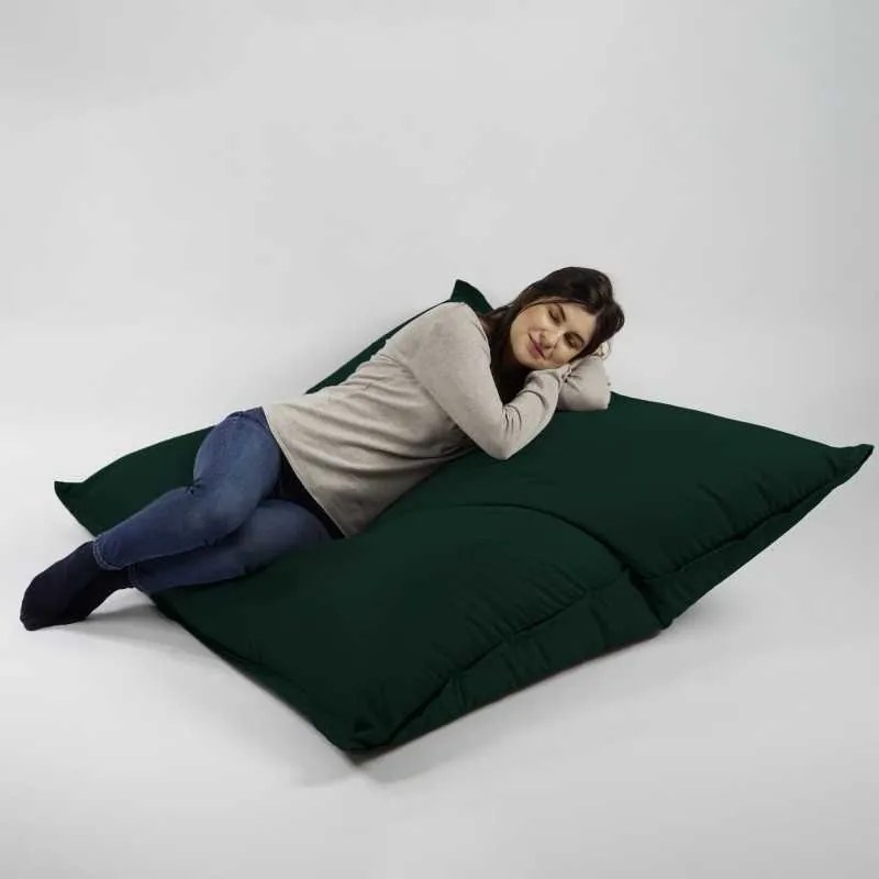 Fotoliu tip Perna Magic Pillow, Material impermeabil - Verde Tuborg