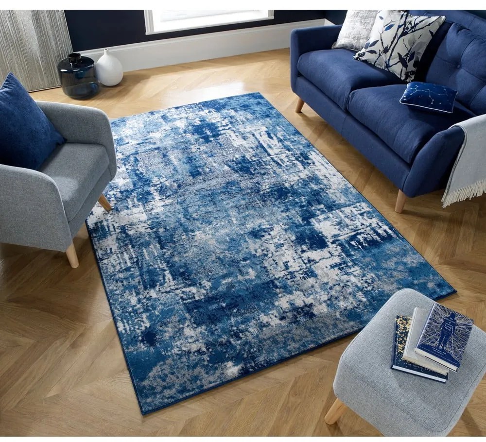 Covor albastru 80x150 cm Cocktail Wonderlust – Flair Rugs