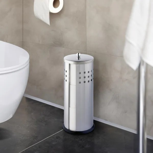 WENKO 16636100 - Suport pentru hârtie igienică ANCONA 13x34 cm inox/argintiu