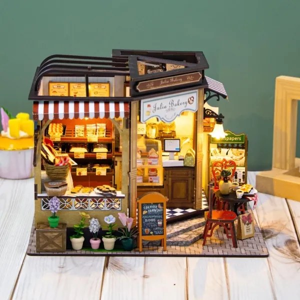 Casă miniaturală 2Kids Toys Brutăria Juliei 2xAAA