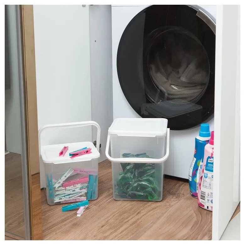 Cutie de depozitare din plastic cu capac – Rotho