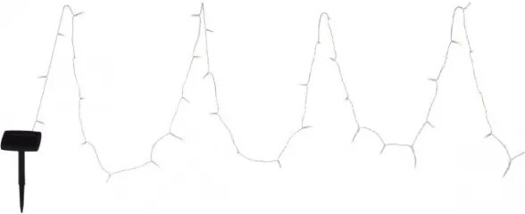 Lanț LED solar 20 m 120xLED/2,4V IP44 Globo 33700-120