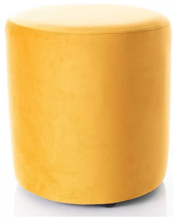 Taburet Caen C Velvet, galben
