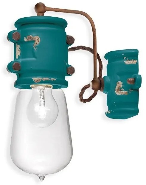 Aplica de perete design retro realizata manual din ceramica URBAN