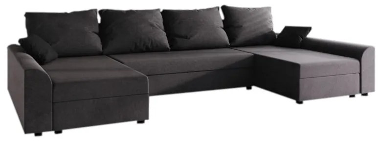 Supermobel Canapea extensibilă în formă de U DENVER N, 311x90x140, sawana 05/perne sawana 14