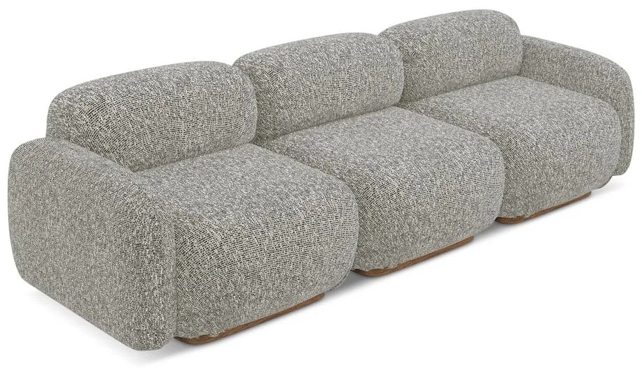 Canapea modulară gri 270 cm Ailani – Makamii