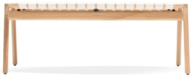 Bancă alb-natural Klupa - Gazzda