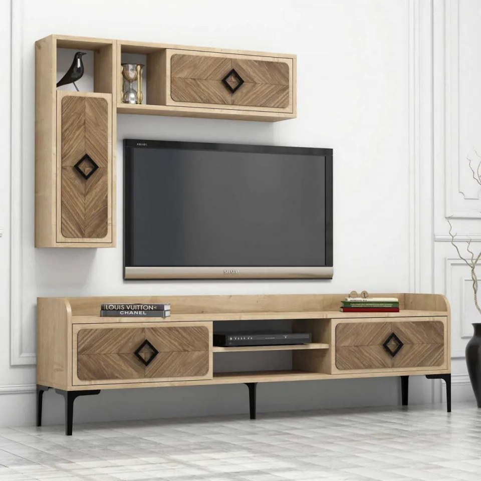 Ansamblu Comoda TV Samba, Stejar