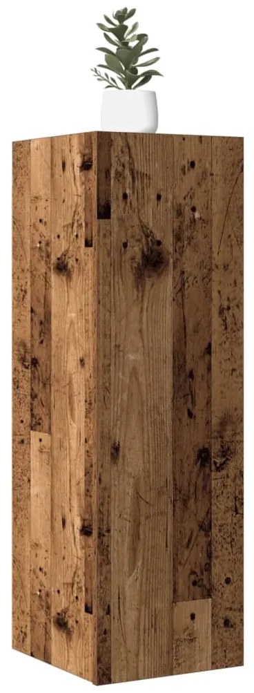 vidaXL Dulap TV, lemn vechi, 30,5x30x90 cm, lemn prelucrat