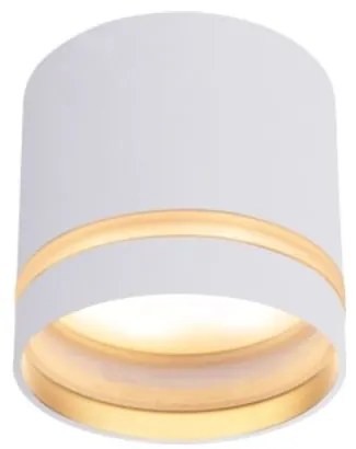 Spot aplicat tavan SPLIT alb