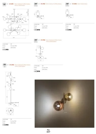 Lampă de masă Redo 01-2784 ROY 2xG9/10W/230V