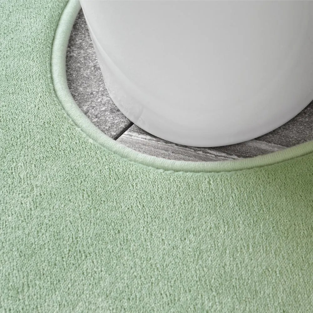 Covorașe de baie verde-deschis pentru WC 2 buc. din spumă cu memorie 50x80 cm Anti-Bacterial – Catherine Lansfield