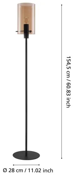 Lampadar POLVERARA 1xE27/40W/230V Eglo 39542
