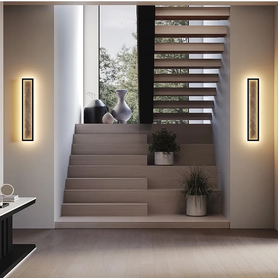 Aplica de perete LED, Piatra naturala, Orign 70W