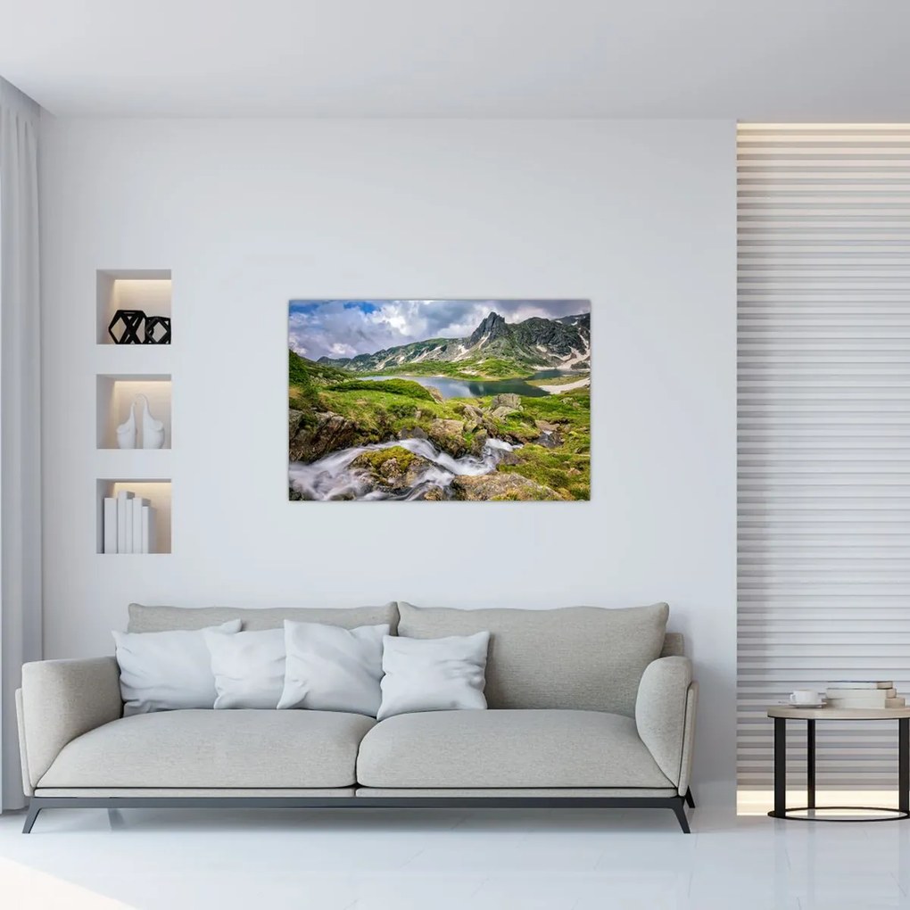 Tablou - Vedere la Muntele Rila (90x60 cm)