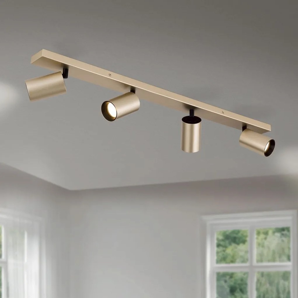 Aplica de perete/tavan cu Spoturi stil minimalist modern SEAN 4L auriu