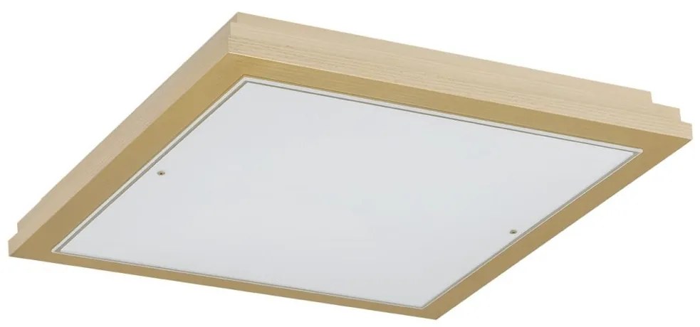 Plafoniera design modern Caserta auriu 42x42cm