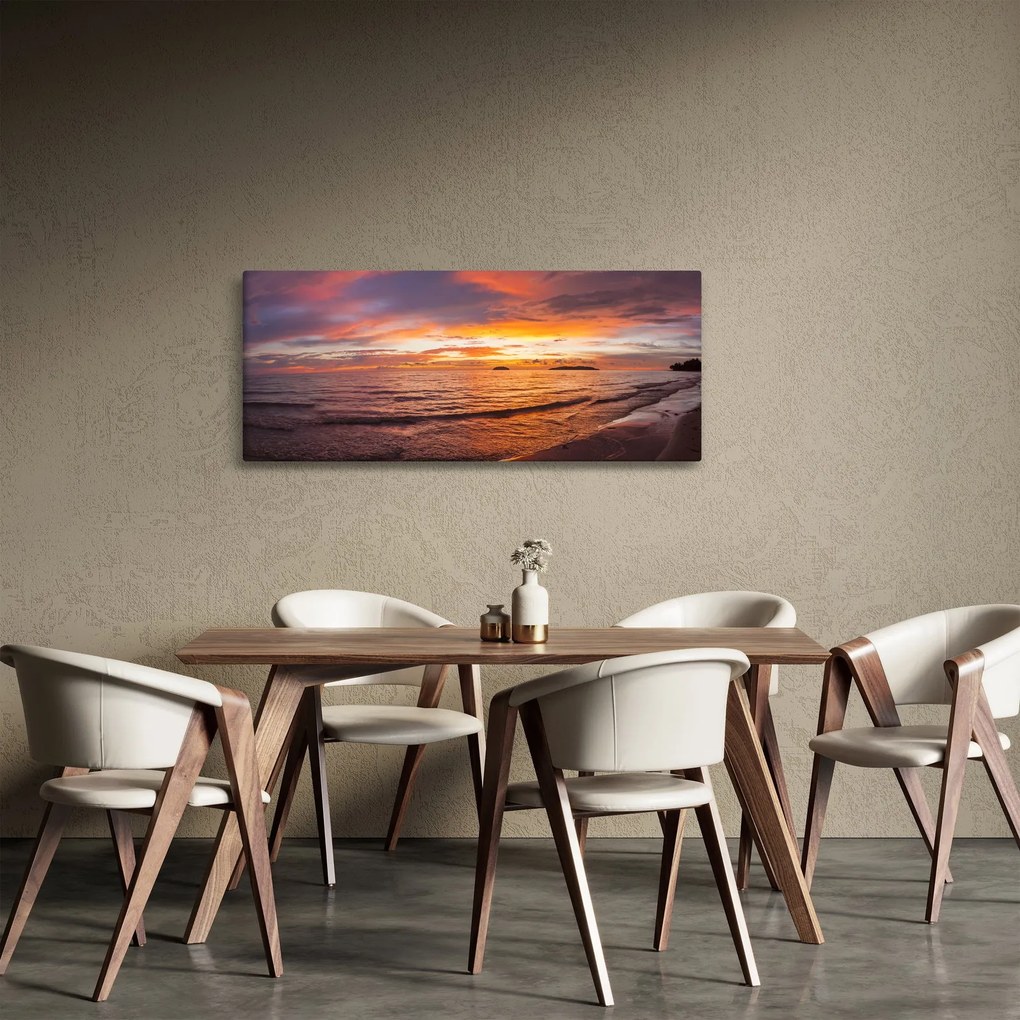 Tablou - Apus de soare (120x50 cm)