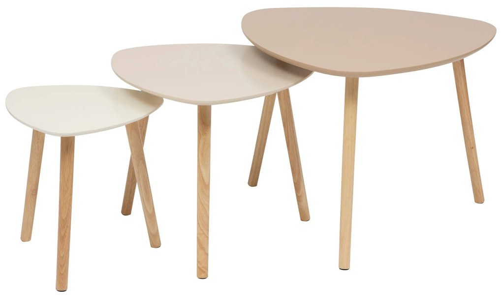 Set de 3 mese de cafea MILEO