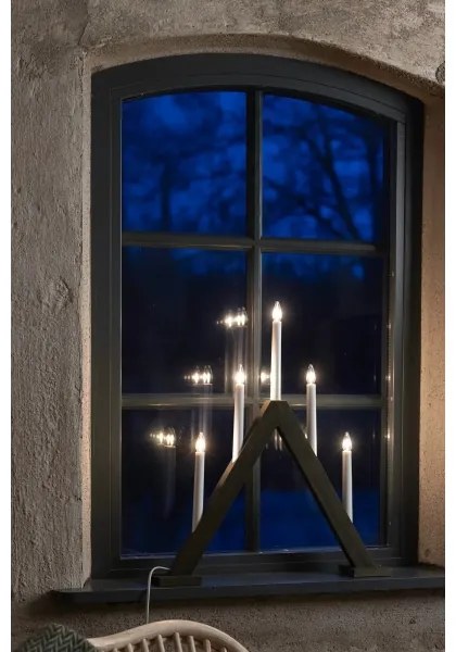 Markslöjd 706224 - Candelabru de Crăciun ARIELE 5xE10/3W/230V pin/maro