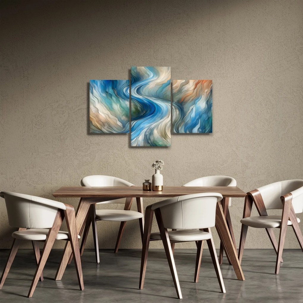 Tablou - Curent abstract (90x60 cm)