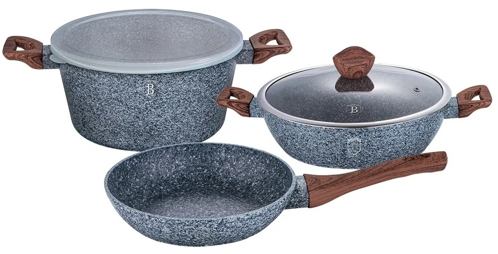 RESIGILAT - Set vase de gătit 5 piese Berlinger Haus BH 7060 Forest Line