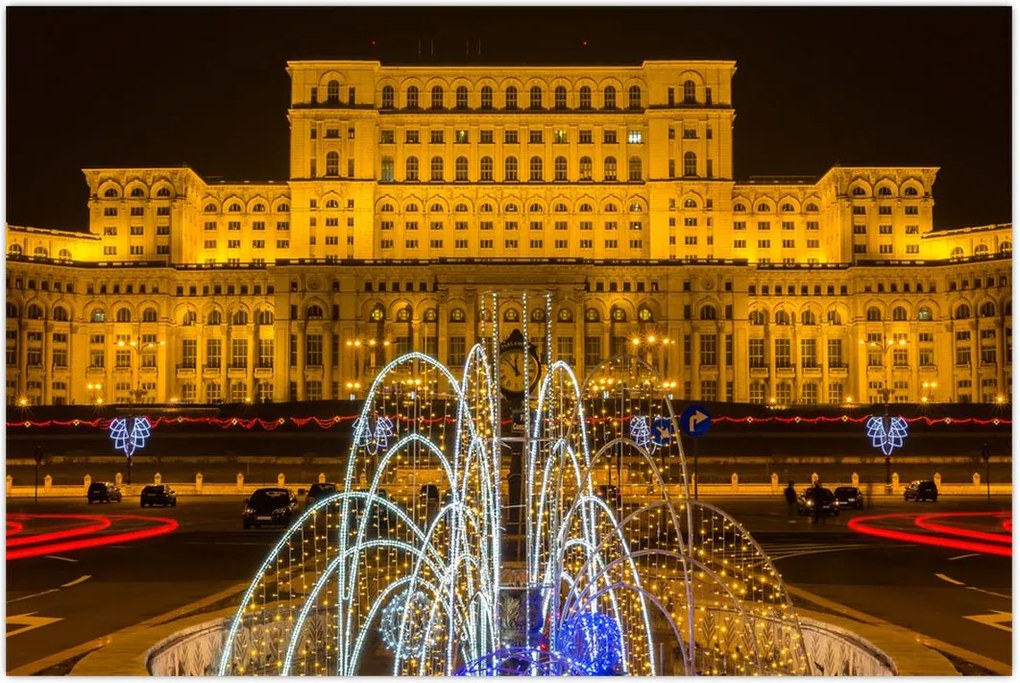 Tablou - Palatul Parlamentului, București, România (90x60 cm)