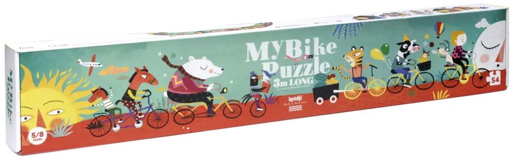 Puzzle Londji, drumul lung cu bicicleta