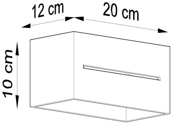 Aplică LOBO 2xG9/40W/230V alb