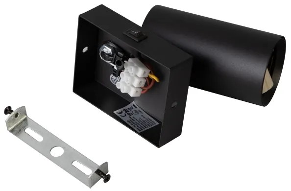 Brilagi - Spot LED de perete dimabil SELE 1xGU10/6W/230V negru