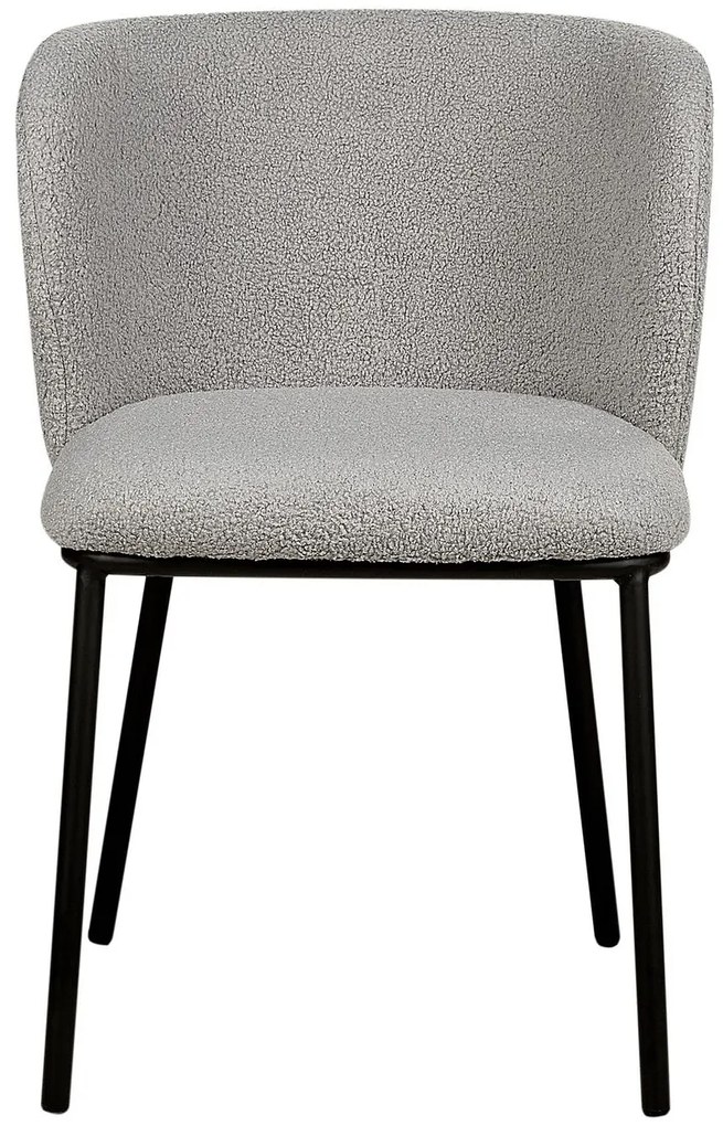 Set 2 buc scaune sufragerie Minik (gri boucle). 1081422