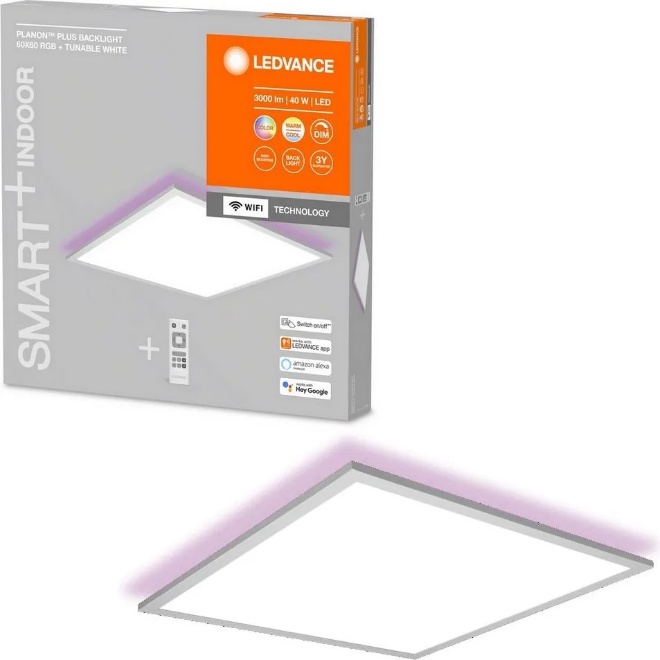 Ledvance - Panou LED RGBW dimabil SMART+ PLANON LED/40W/230V Wi-Fi + telecomandă