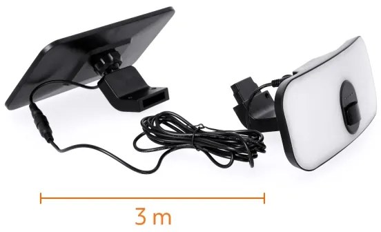 Proiector LED solar cu senzor LED/13W/3,7V IP65 4000K