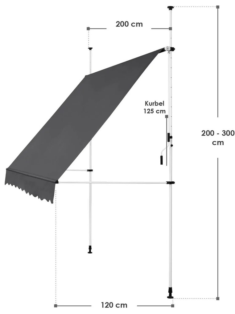 Copertinã "Kuweit" 200 x 120 gri