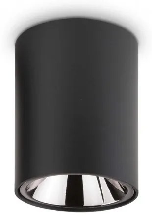 Spot LED aplicat modern Nitro pl round d08 NERO