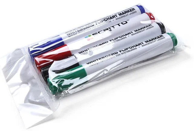 Set marker pentru table albe 4 buc., mix de culori