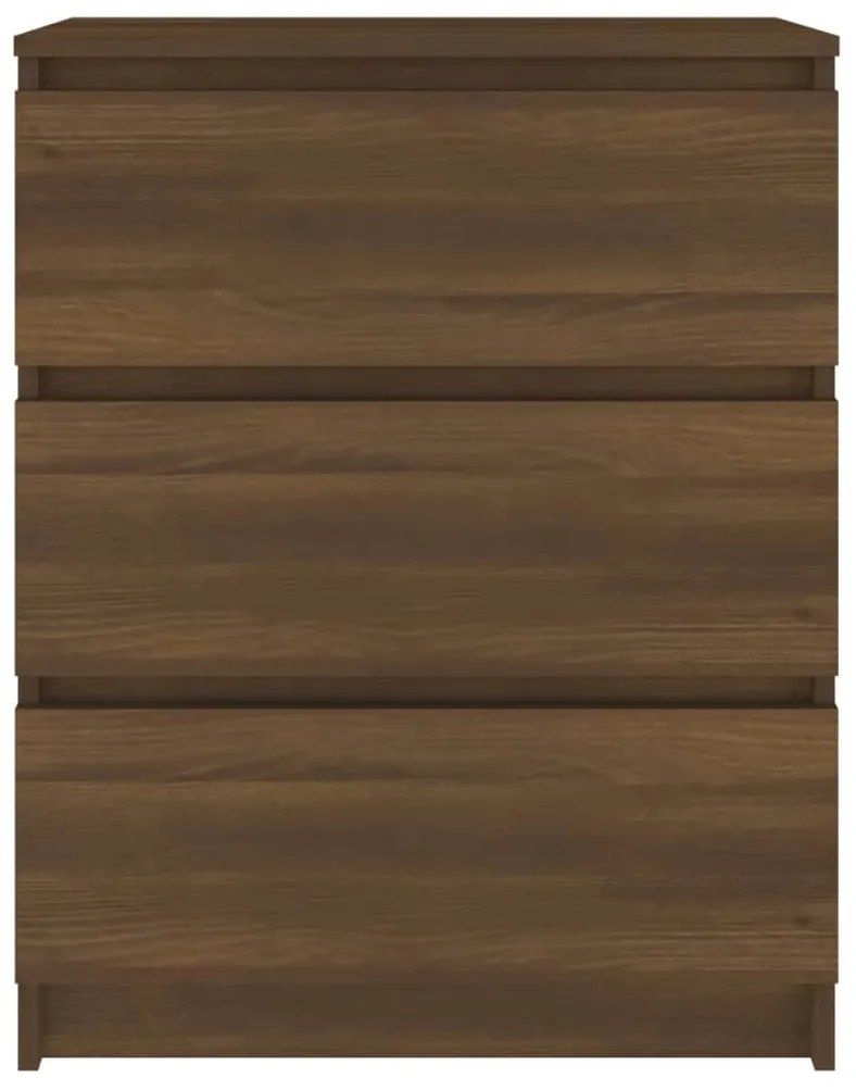 Servanta, stejar maro, 60x35x76 cm, lemn prelucrat 1, Stejar brun