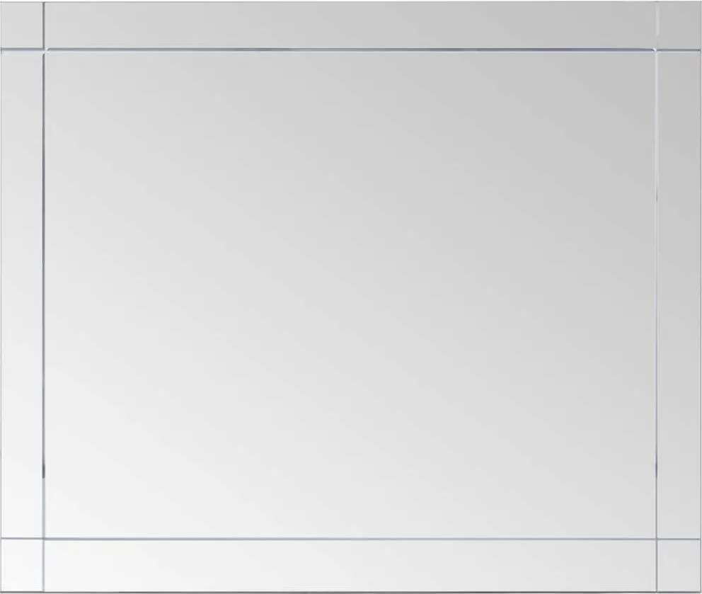 vidaXL Oglindă de perete, 80 x 60 cm, sticlă