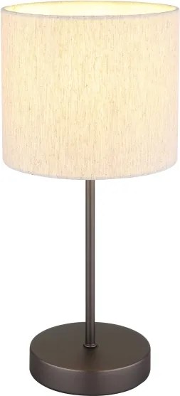 Globo 51540108 - Lampă de masă THEA 1xE27/25W/230V negru/bej