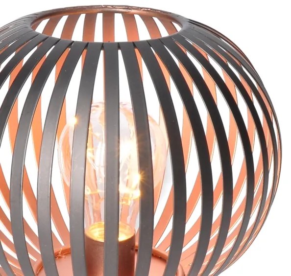 Lampă LED decorativă de masă Solight WO3102 LED/3xAA negru/cupru