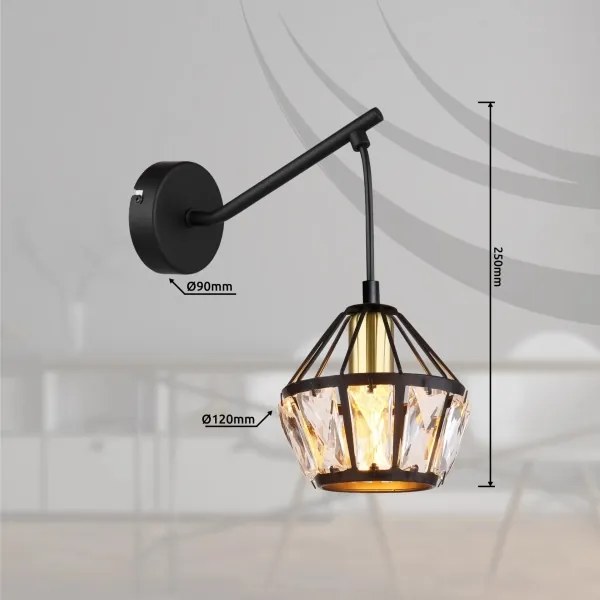 Aplică Globo 54359W LOIS 1xE14/40W/230V