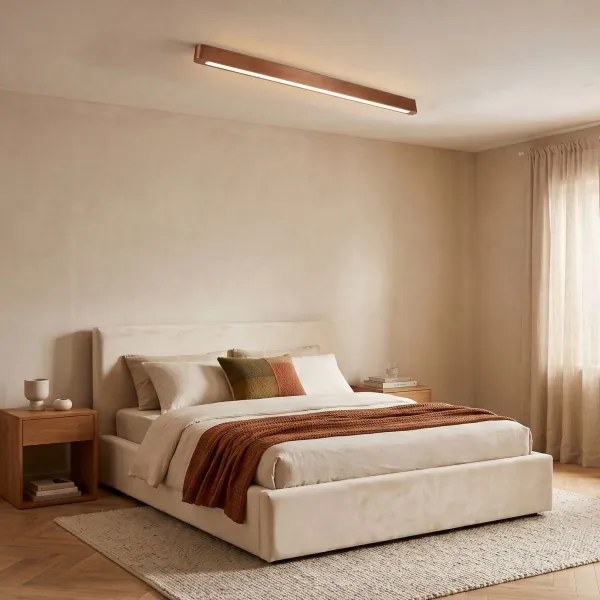 BRILAGI - Plafonieră LED GARDALINE LED/90W/230V 120 cm stejar