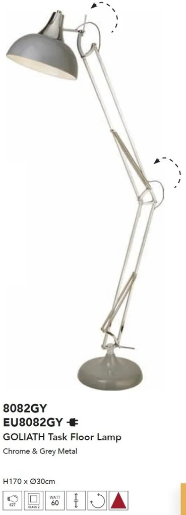 Lampadar/Lampa de podea cu brat articulat Goliath