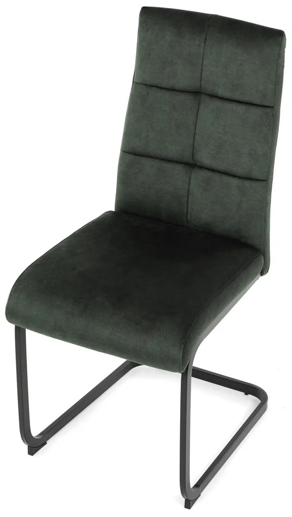 Set de scaune de sufragerie Vintage DCL-D1275GRN4, 4 buc
