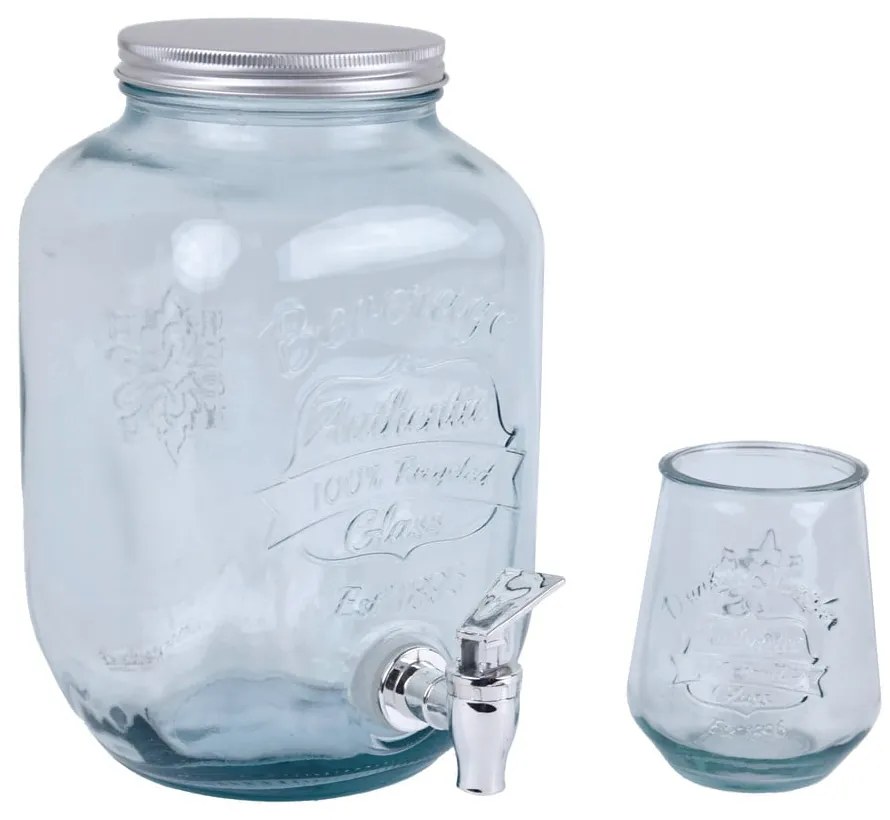 Set recipient pentru limonadă cu 4 pahare Juego – Ego Dekor